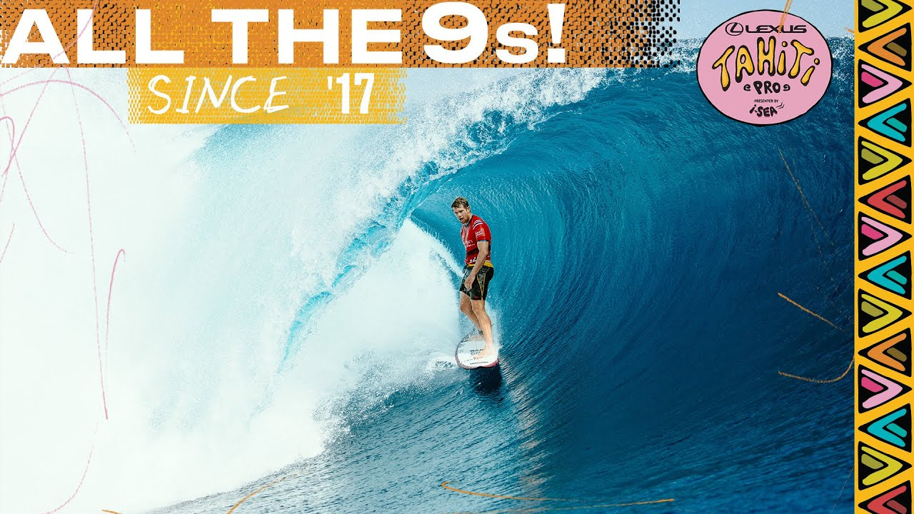 Todos los 9 de los últimos tiempos | Lexus Tahiti Pro